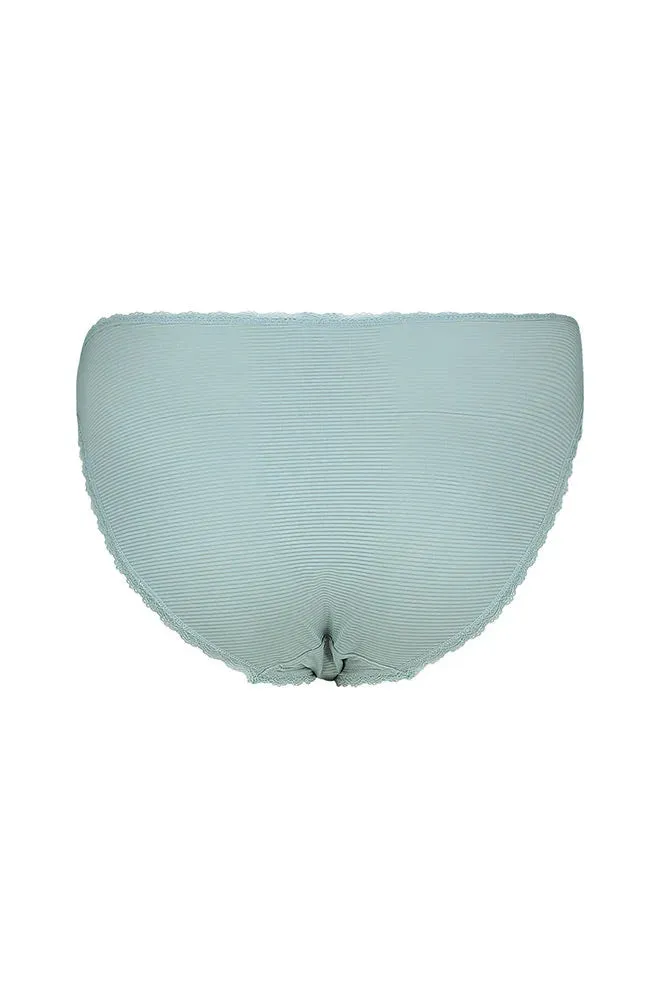 Kyra Lace Trim Bikini _ 143032 _ Sage sold by Dunns product image thumbnail 2
