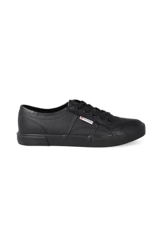 Pierre Cardin Bosswell Pu Lace Up _ 120087 _ Black sold by Dunns