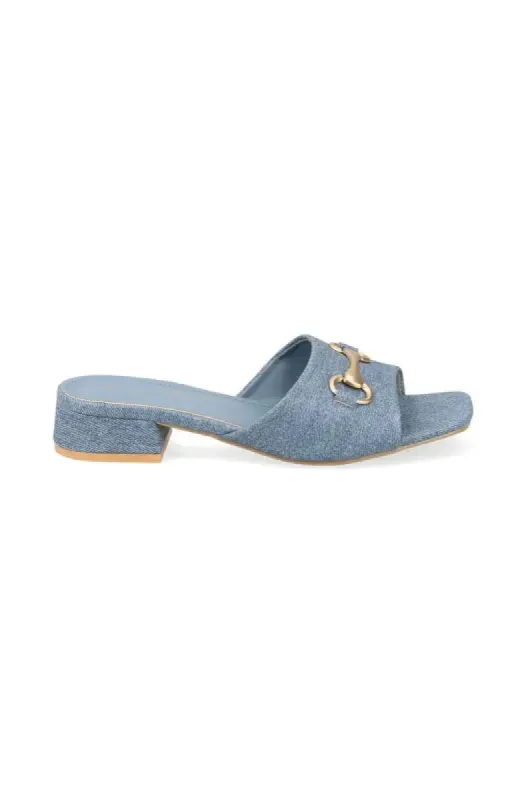 Katya Mule _ 149478 _ Blue sold by Dunns