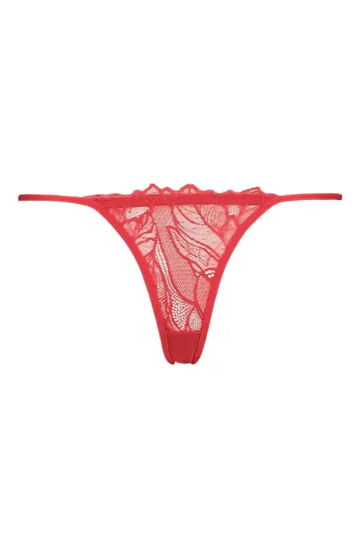 Remy Lace Tanga _ 147861 _ Red sold by Dunns