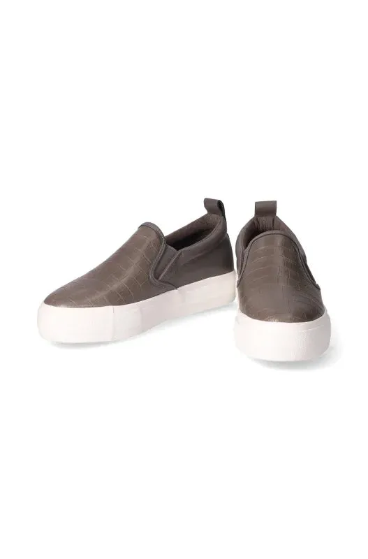Jemima Gusset Slip On _ 149398 _ Charcoal sold by Dunns product image thumbnail 3