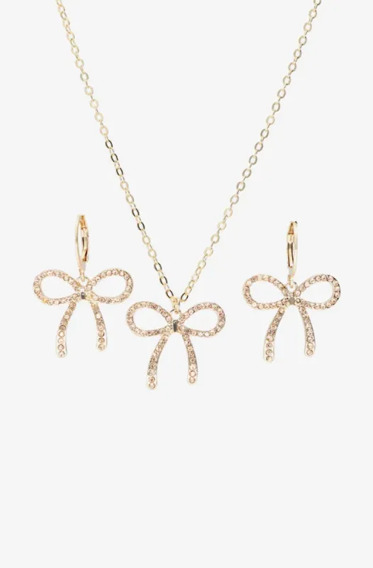 Cassy Necklace Set _ 152811 _ Gold sold by Dunns