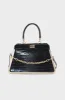 Angie Top Handle Structured Bag _ 147747 _ Black sold by Dunns
