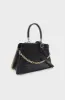 Angie Top Handle Structured Bag _ 147747 _ Black sold by Dunns