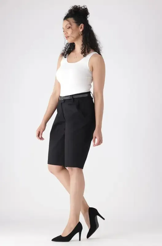 Ava Sateen Shorts _ 145263 _ Black sold by Dunns product image thumbnail 5