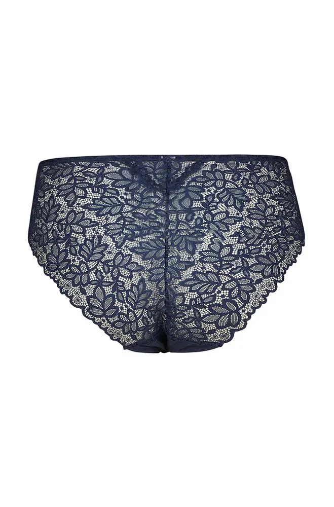 Inaya Lace Back Bikini _ 146954 _ Navy sold by Dunns product image thumbnail 2