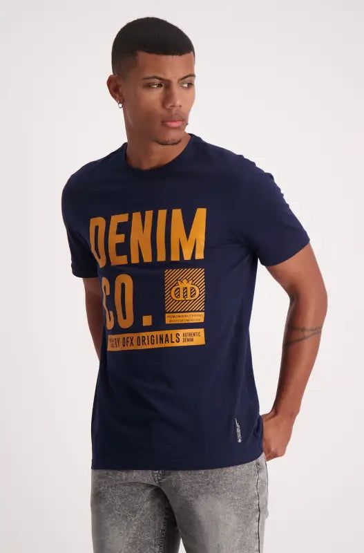 Lakewood Tee _ 140076 _ Navy sold by Dunns