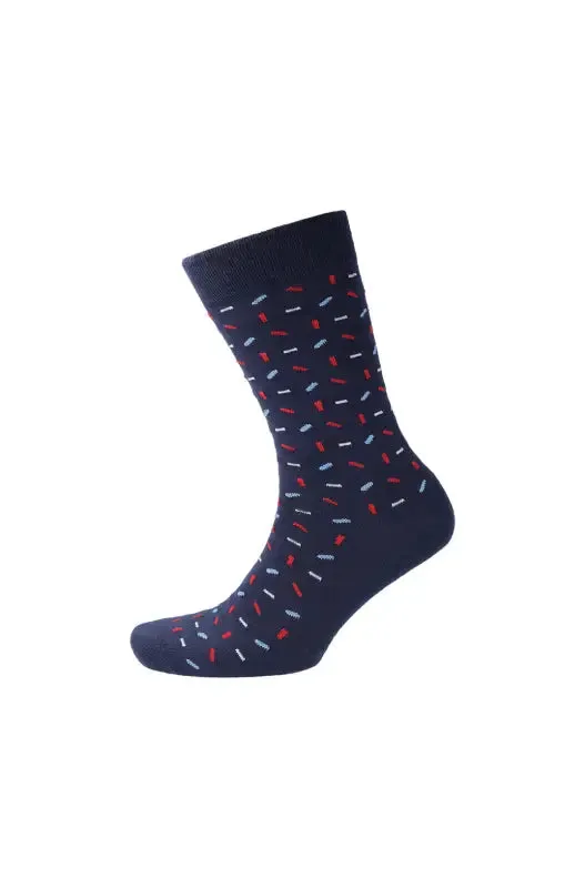 Connor Single Socks _ 141454 _ Navy sold by Dunns