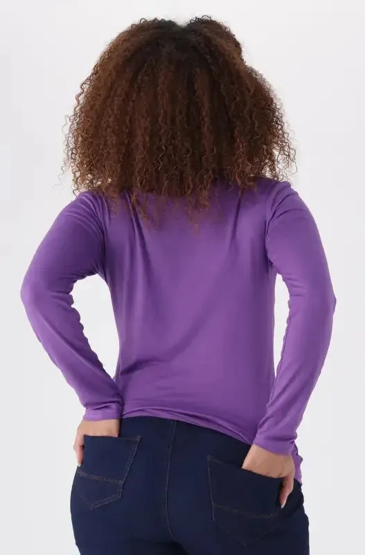 Vayla V Neck Tee _ 136530 _ Purple sold by Dunns product image thumbnail 3