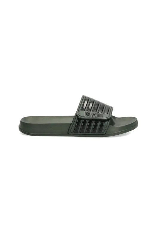 Maluma Velcro Slide _ 148983 _ Fatigue sold by Dunns