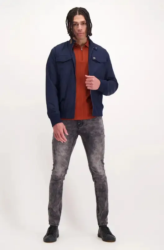 Hawley Jacket _ 140970 _ Navy sold by Dunns product image thumbnail 4