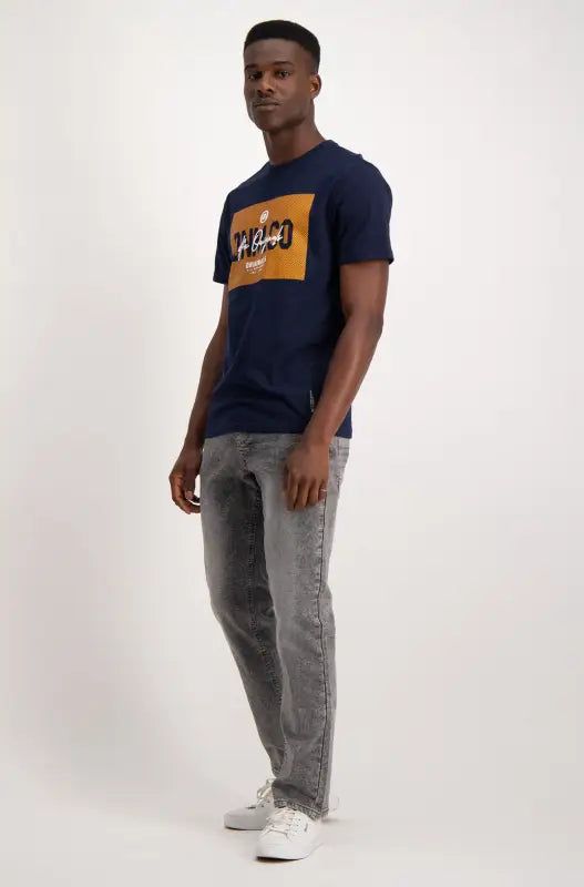 Artesia Tee _ 136341 _ Navy sold by Dunns product image thumbnail 5