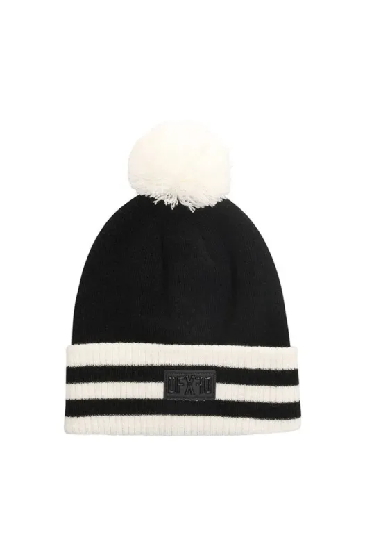 Lebo Pom Pom Beanie _ 148032 _ Multi sold by Dunns