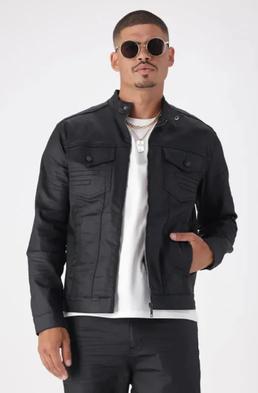 Northcliffe Denim Jacket _ 147962 _ Black sold by Dunns