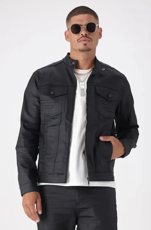 Northcliffe Denim Jacket _ 147962 _ Black sold by Dunns