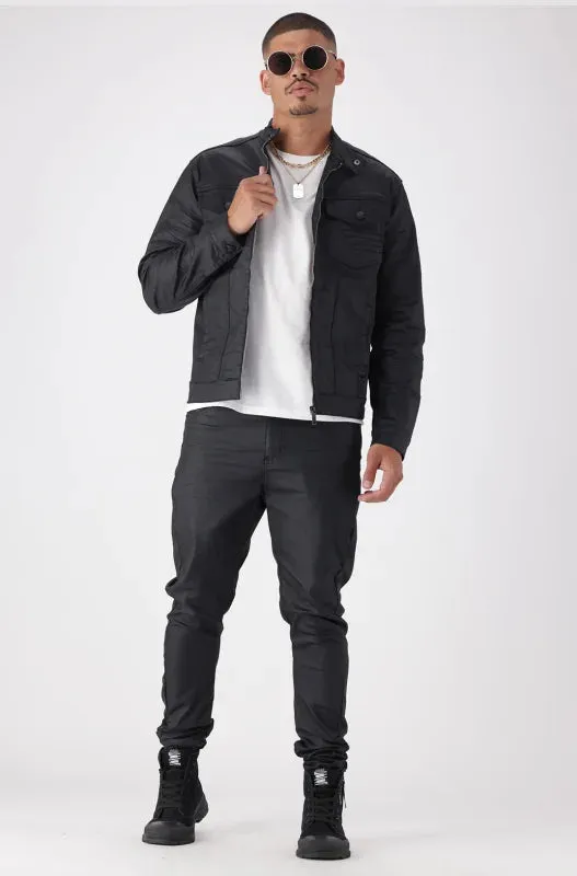 Northcliffe Denim Jacket _ 147962 _ Black sold by Dunns product image thumbnail 4