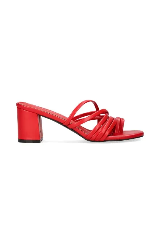 Susie Strippy Mule _ 140912 _ Red sold by Dunns product image thumbnail 4