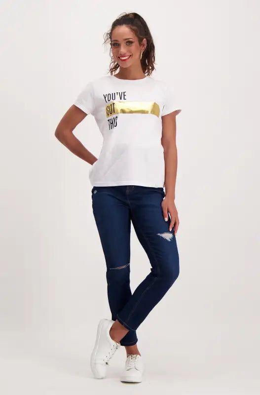 Willow Graphic Tee _ 142351 _ White sold by Dunns product image thumbnail 4