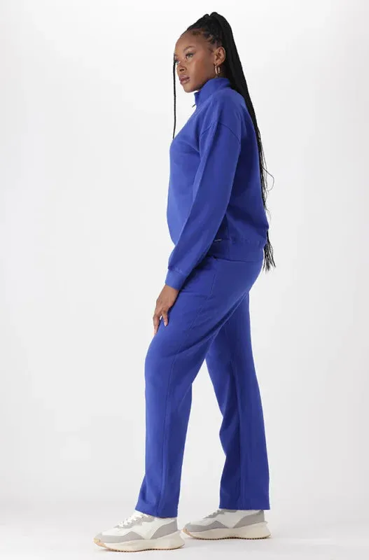 Lucy Fleece Straight Leg Pants _ 145478 _ Cobalt sold by Dunns product image thumbnail 5