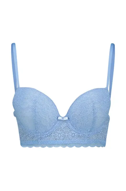 Lea Lace Bra _ 150028 _ Blue sold by Dunns