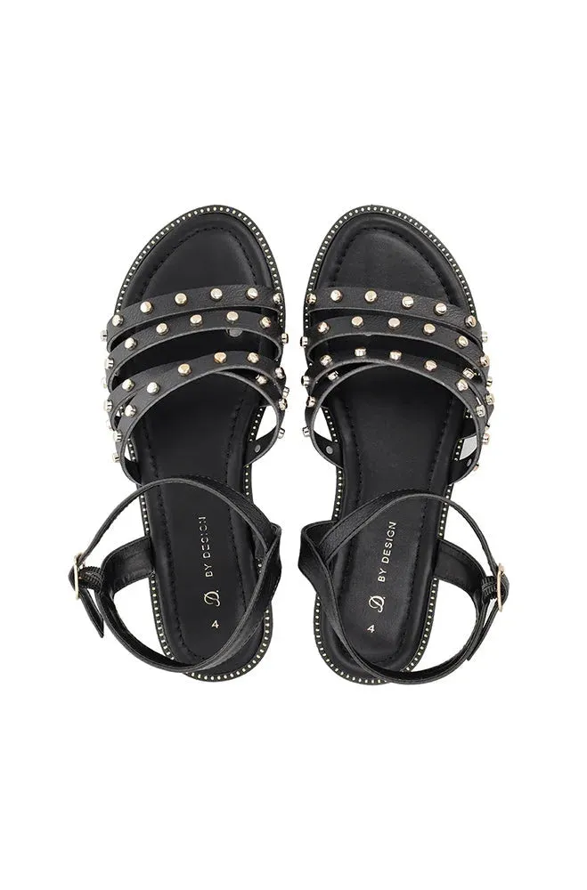 Ina Ankle Strap Sandal _ 150003 _ Black sold by Dunns product image thumbnail 2