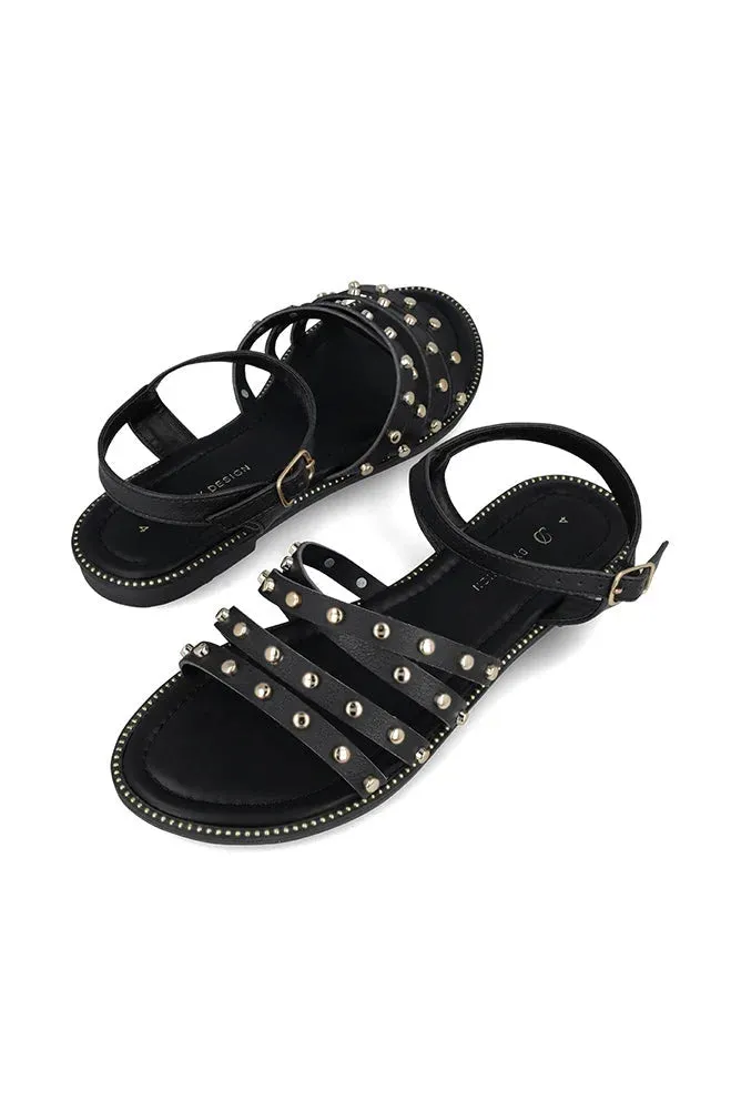 Ina Ankle Strap Sandal _ 150003 _ Black sold by Dunns product image thumbnail 3