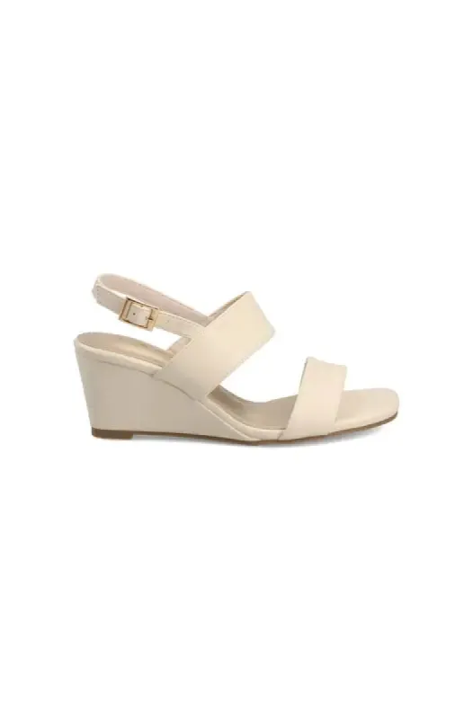 Penelope Wedge Sandal _ 144645 _ Milk sold by Dunns