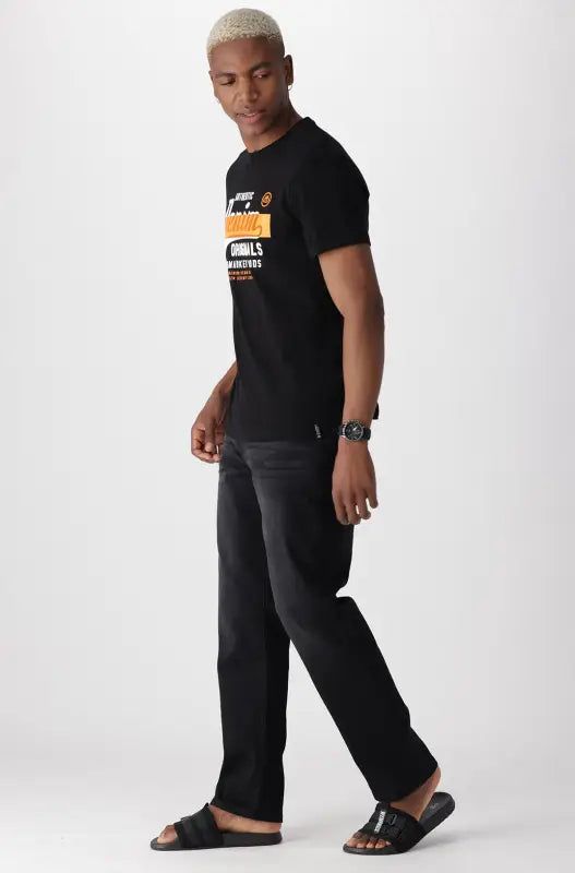Stowe Tee _ 140582 _ Black sold by Dunns product image thumbnail 5