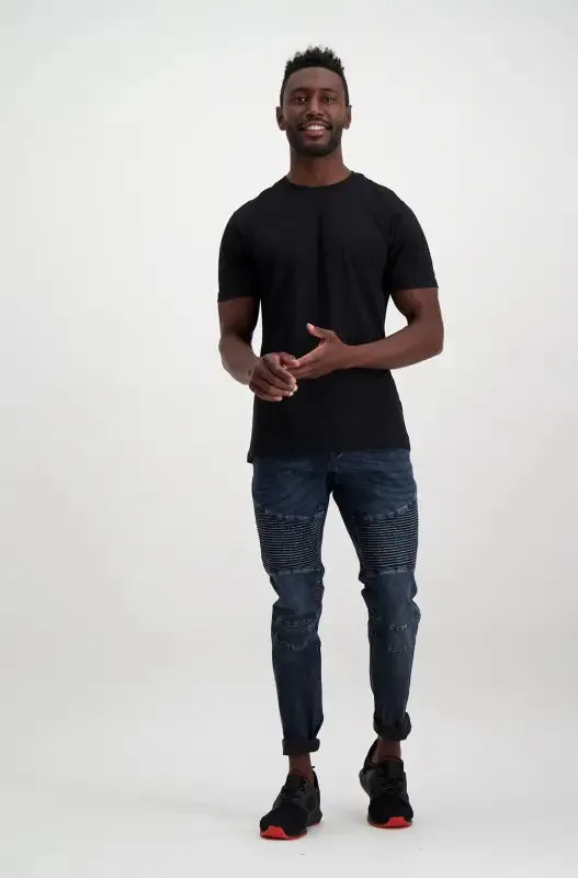 Ash Tee _ 117431 _ Black sold by Dunns