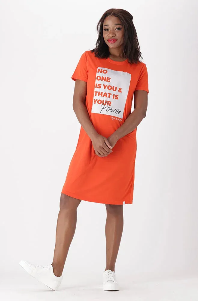 Koko T Shirt Dress _ 150324 _ Orange sold by Dunns product image thumbnail 4