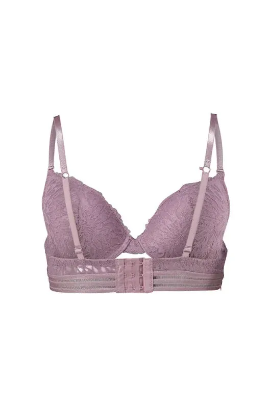 Jada Lace Bra With Back Detail _ 152798 _ Lilac sold by Dunns product image thumbnail 2
