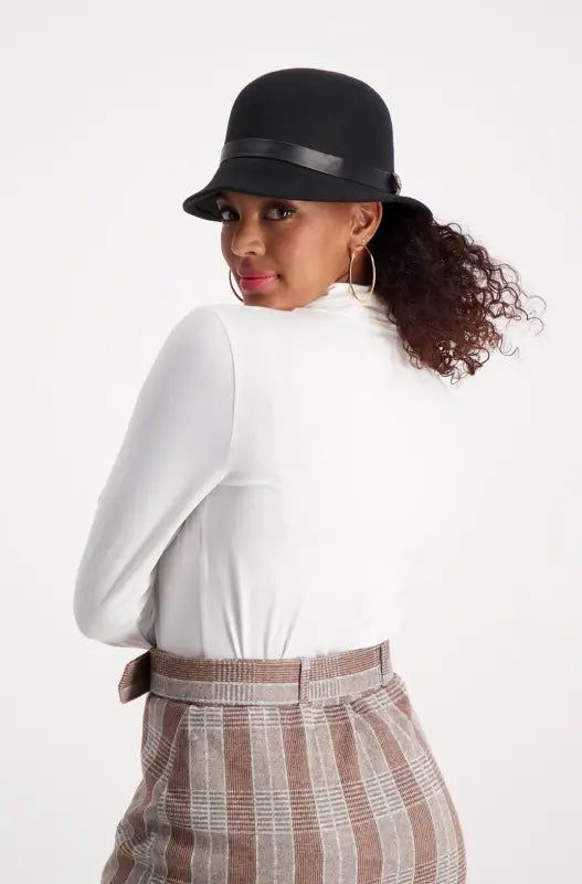 Sierra Felt Hat _ 108221 _ Black sold by Dunns