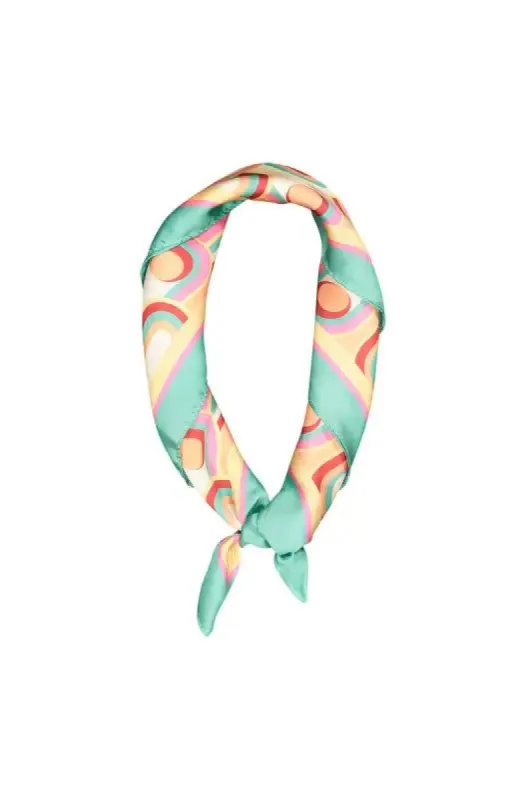 Oakleigh Satin Pleated Scarf _ 140732 _ Multi sold by Dunns