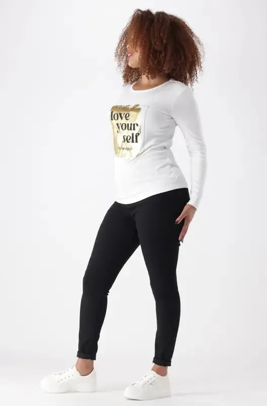 Cleo Crew Neck Tee _ 148068 _ White sold by Dunns product image thumbnail 5