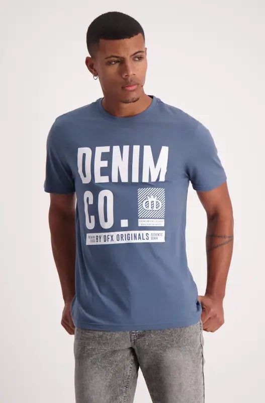 Lakewood Tee _ 138869 _ Blue sold by Dunns