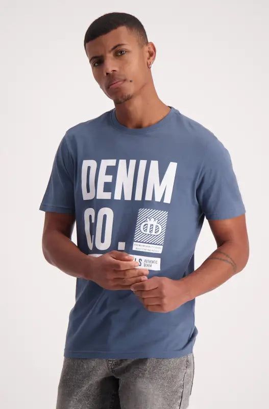 Lakewood Tee _ 138869 _ Blue sold by Dunns product image thumbnail 2