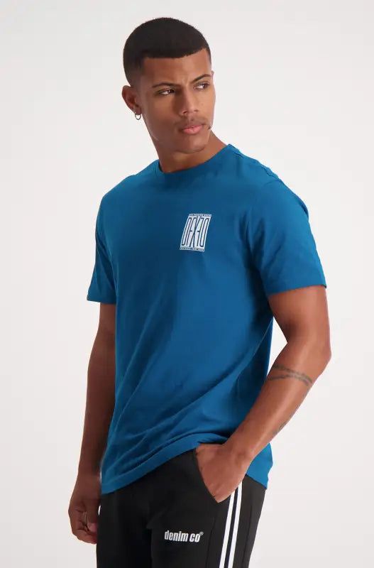 Providence Tee _ 136349 _ Teal sold by Dunns product image thumbnail 2