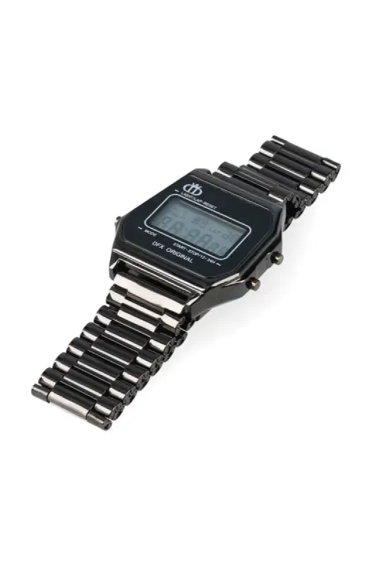 Cooper Metal Digital Watch _ 144538 _ Silver sold by Dunns