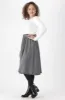 Melissa Belted Fit And Flare Skirt _ 148105 _ Grey sold by Dunns
