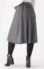 Melissa Belted Fit And Flare Skirt _ 148105 _ Grey sold by Dunns