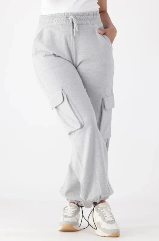 Ariana Fleece Jogger _ 145458 _ Grey Mel sold by Dunns
