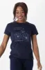 Zola Regular Fitted Graphic Tee _ 150318 _ Navy sold by Dunns