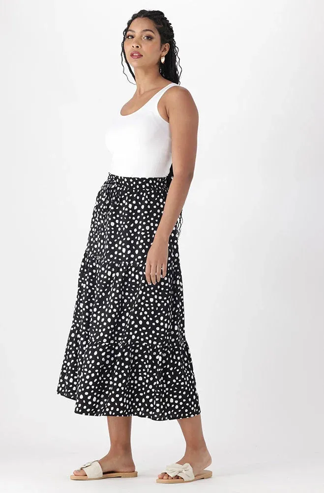 Mia Tiered Skirt _ 151260 _ Black sold by Dunns product image thumbnail 5