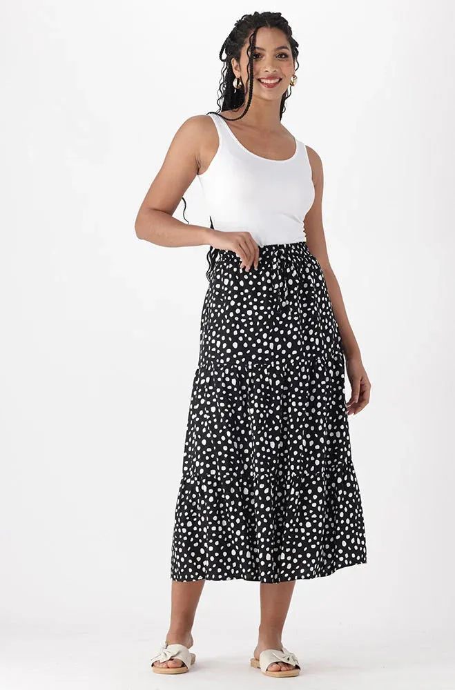 Mia Tiered Skirt _ 151260 _ Black sold by Dunns product image thumbnail 4