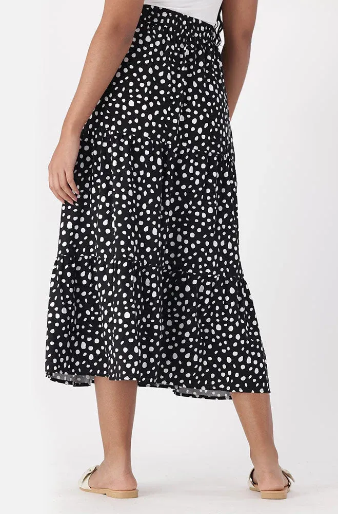 Mia Tiered Skirt _ 151260 _ Black sold by Dunns product image thumbnail 3