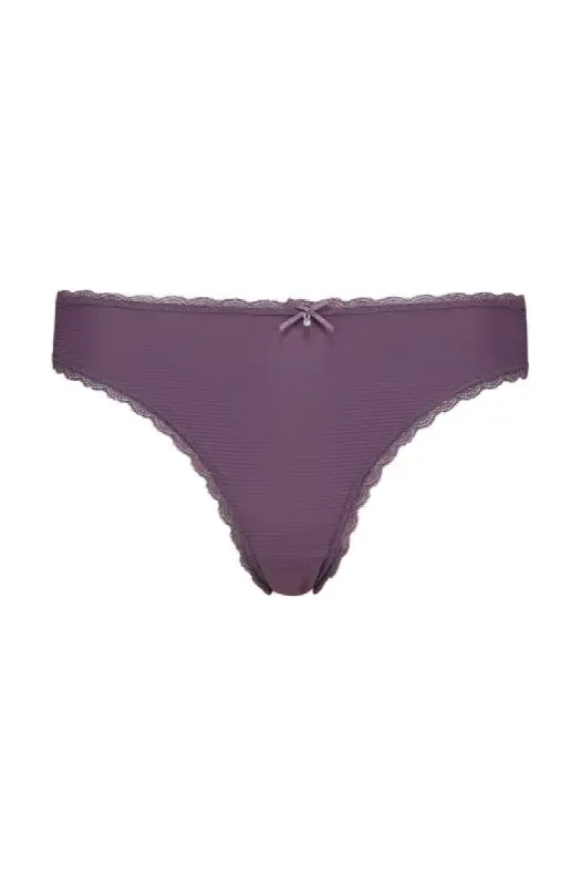 Kyra Lace Trim Bikini _ 143030 _ Purple sold by Dunns