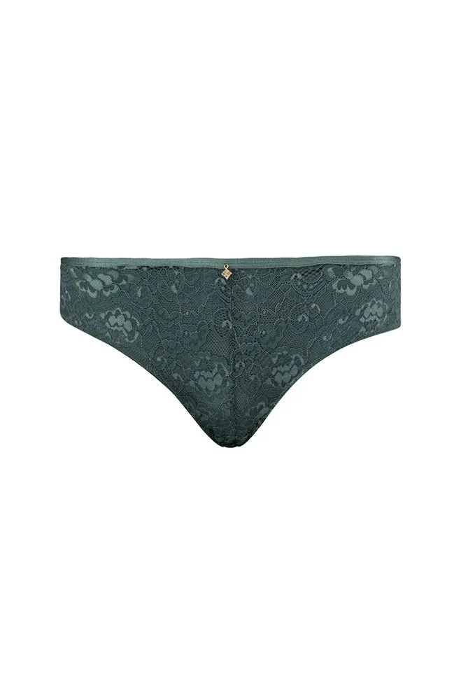 Alaia Full Lace Bikini _ 147010 _ Emerald sold by Dunns