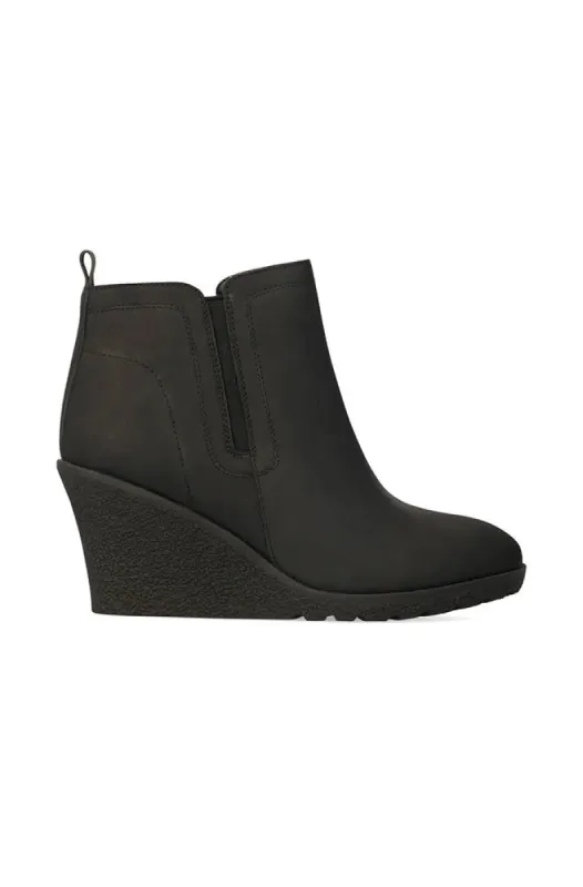 Marine Wedgte Boot _ 147333 _ Black sold by Dunns