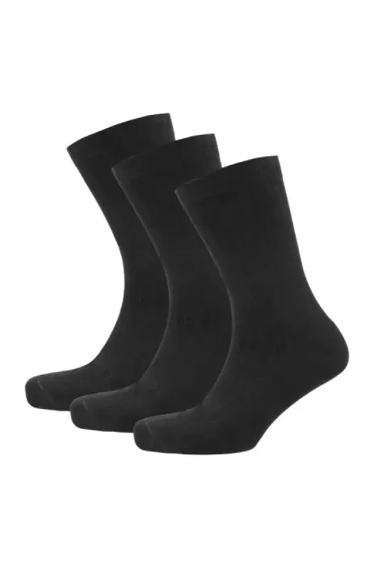 Zain Socks - 3 Pack _ 146478 _ Black sold by Dunns