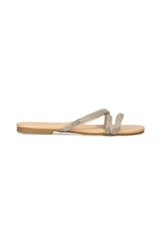 Mirna Diamante Mule _ 140794 _ White sold by Dunns